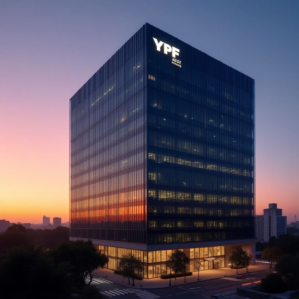 Sede central de YPF en Buenos Aires